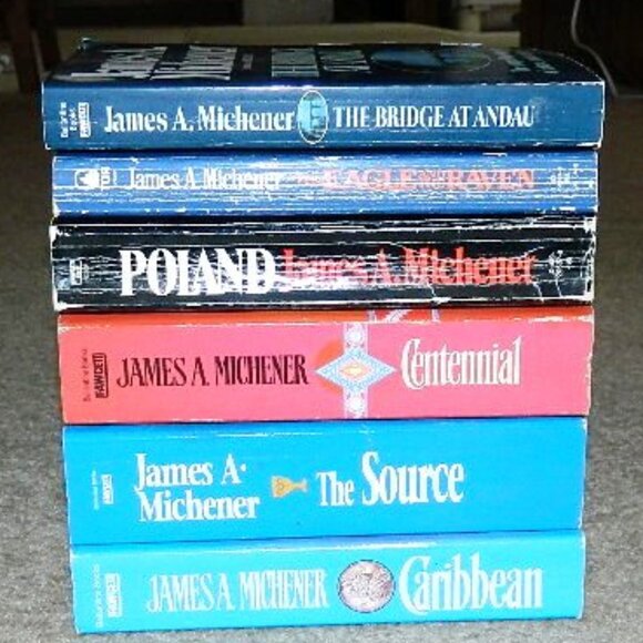 James A. Michener 6 books PB Poland Caribbean Centennial The Source Bundle - Picture 3 of 6
